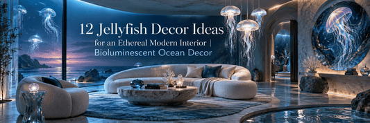 12 Jellyfish Decor Ideas for an Ethereal Modern Interior | Bioluminescent Ocean Decor - ART OF ROYALS