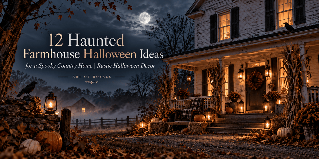 12 Haunted Farmhouse Halloween Ideas for a Spooky Country Home | Rustic Halloween Decor - ART OF ROYALS