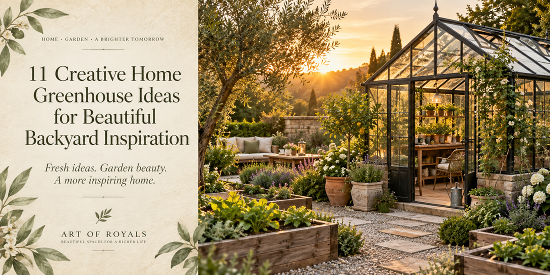 11 Creative Home Greenhouse Ideas for Beautiful Backyard Inspiration