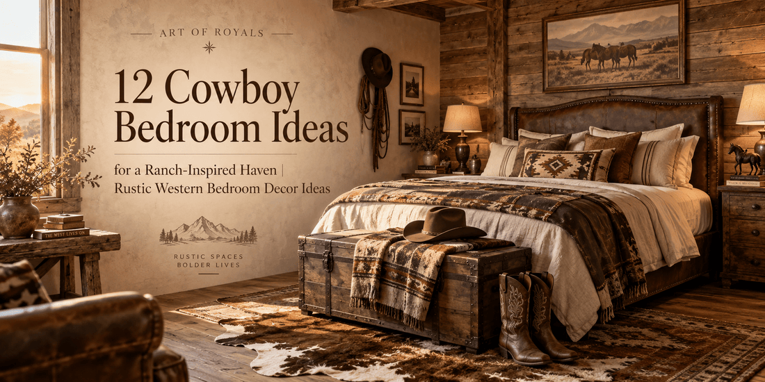 12 Cowboy Bedroom Ideas for a Ranch-Inspired Haven | Rustic Western Bedroom Decor Ideas - ART OF ROYALS