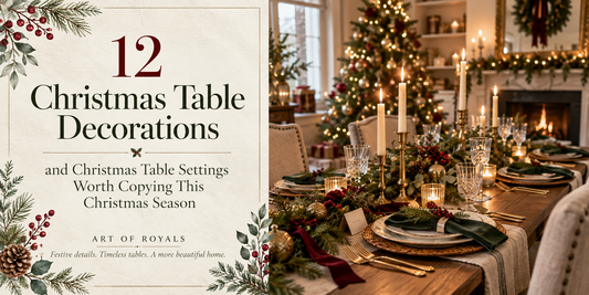 12 Christmas Table Decorations and Christmas Table Settings Worth Copying This Christmas Season