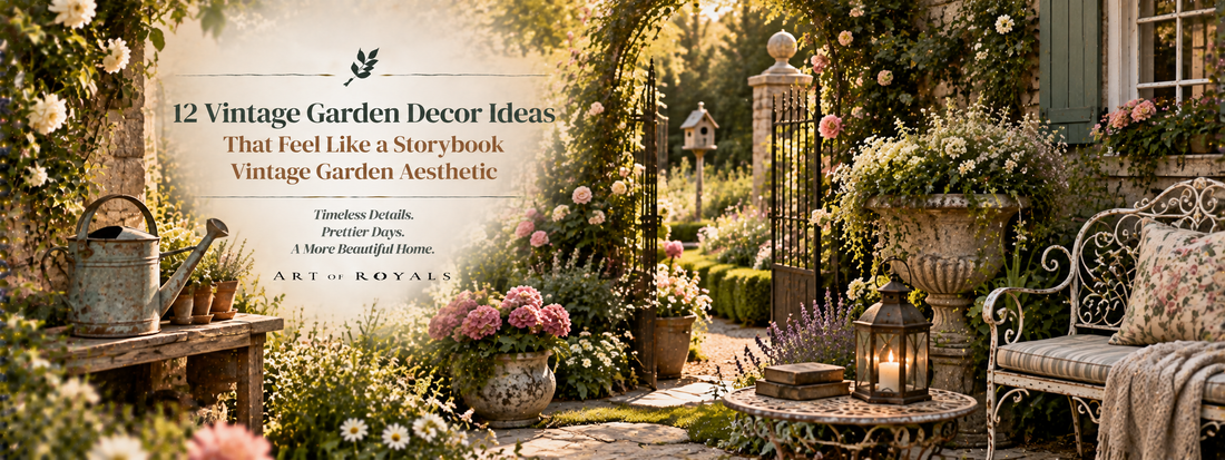12 Vintage Garden Decor Ideas That Feel Like a Storybook Vintage Garden Aesthetic