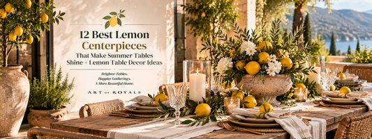 12 Best Lemon Centerpieces That Make Summer Tables Shine + Lemon Table Decor Ideas