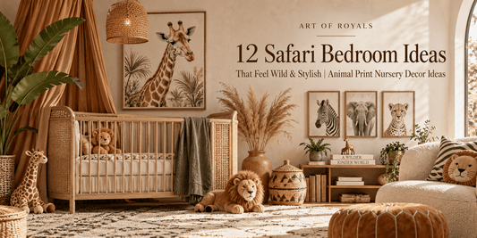 12 Safari Bedroom Ideas That Feel Wild & Stylish | Animal Print Nursery Decor Ideas - ART OF ROYALS