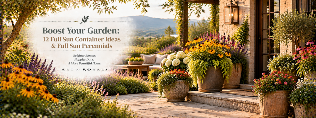 Boost Your Garden: 12 Full Sun Container Ideas & Full Sun Perennials