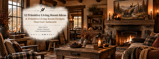 12 Primitive Living Room Ideas & Primitive Living Room Designs That Feel Authentic
