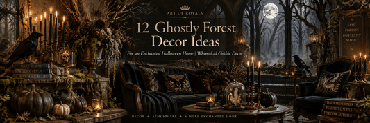 12 Ghostly Forest Decor Ideas for an Enchanted Halloween Home | Whimsical Gothic Decor - ART OF ROYALS