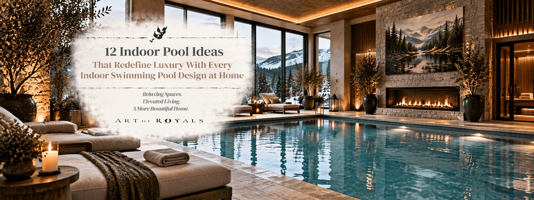 12 Indoor Pool Ideas That Redefine Luxury With Every Indoor Swimming Pool Design at Home - ART OF ROYALS