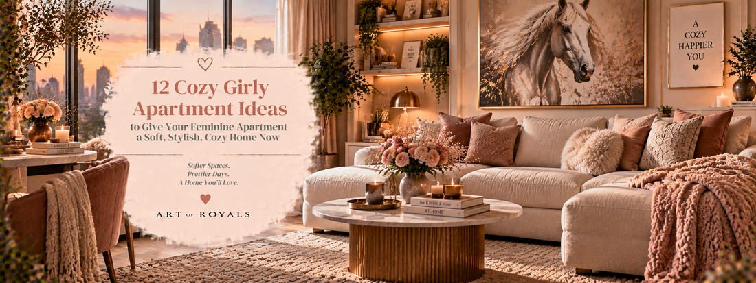 12 Cozy Girly Apartment Ideas to Give Your Feminine Apartment a Soft, Stylish, Cozy Home Now