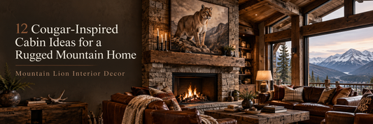 12 Cougar-Inspired Cabin Ideas for a Rugged Mountain Home | Mountain Lion Interior Decor