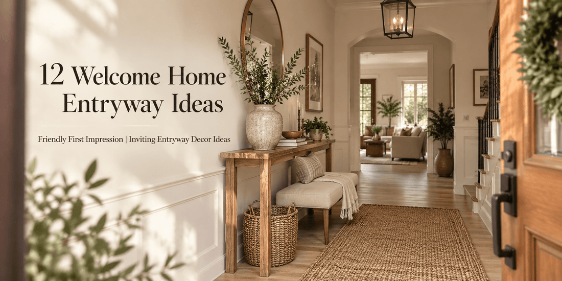 12 Welcome Home Entryway Ideas for a Friendly First Impression | Inviting Entryway Decor Ideas - ART OF ROYALS