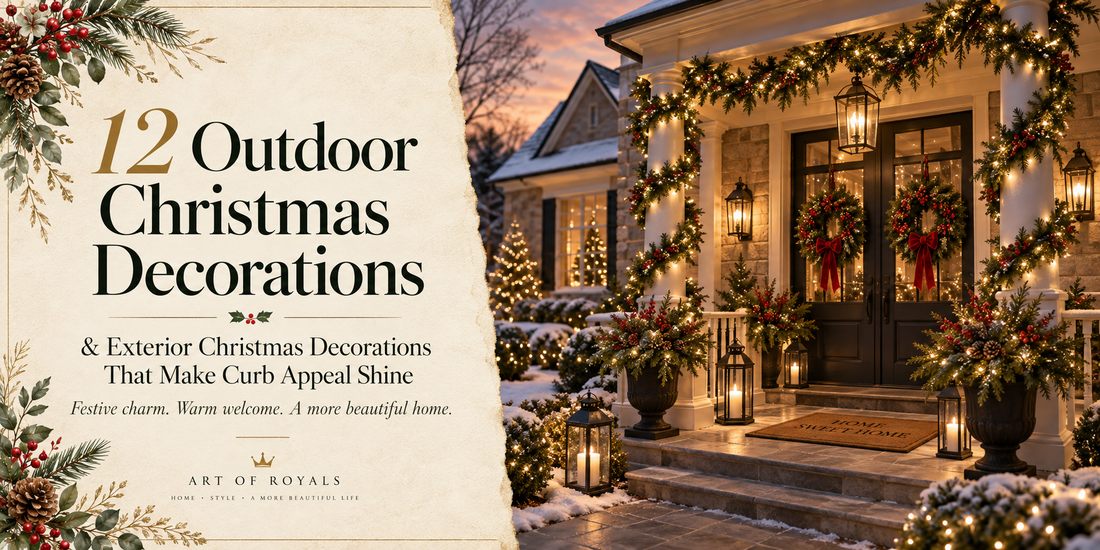 12 Outdoor Christmas Decorations & Exterior Christmas Decorations That Make Curb Appeal Shine