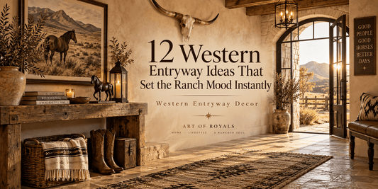 12 Western Entryway Ideas That Set the Ranch Mood Instantly | Western Entryway Decor - ART OF ROYALS
