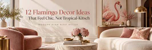 12 Flamingo Decor Ideas That Feel Chic, Not Tropical-Kitsch | Modern Pink Bird Decor