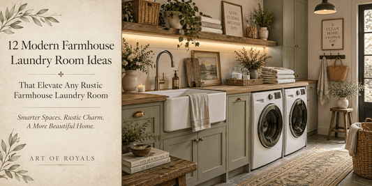 12 Modern Farmhouse Laundry Room Ideas That Elevate Any Rustic Farmhouse Laundry Room - ART OF ROYALS