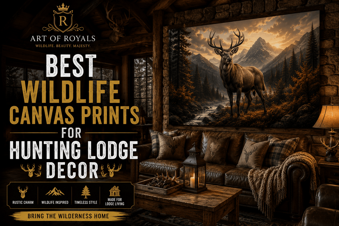 Best Wildlife Canvas Prints for Hunting Lodge Decor: Transform Your Lodge into a Rustic Wilderness Retreat - ART OF ROYALS