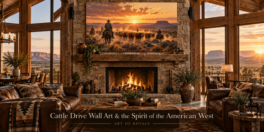 Cattle Drive Wall Art & the Spirit of the American West