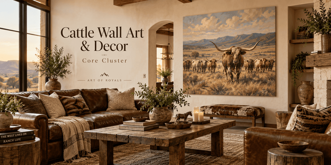 Cattle Wall Art & Decor: The Complete Guide to Ranch, Farmhouse & Western Cattle Canvas Art - ART OF ROYALS