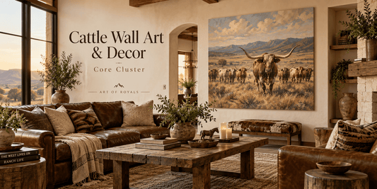 Cattle Wall Art & Decor: The Complete Guide to Ranch, Farmhouse & Western Cattle Canvas Art - ART OF ROYALS