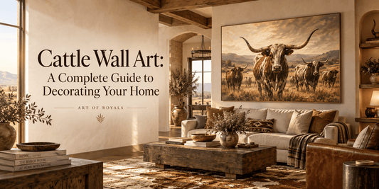 Cattle Wall Art: A Complete Guide to Decorating Your Home - ART OF ROYALS