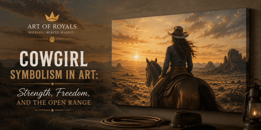 Cowgirl Symbolism in Art: Strength, Freedom, and the Open Range - ART OF ROYALS