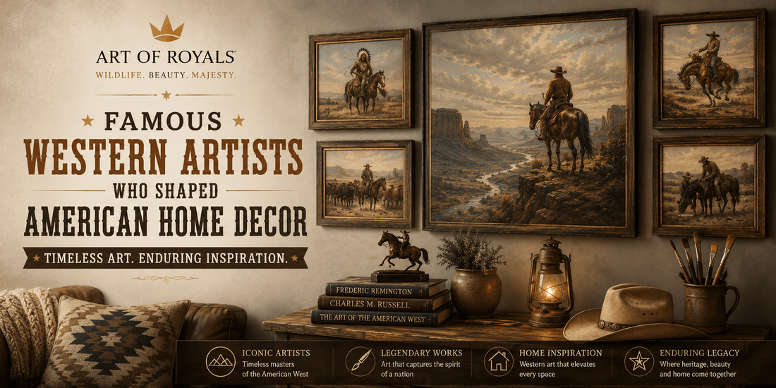 Famous Western Artists Who Shaped American Home Decor - ART OF ROYALS