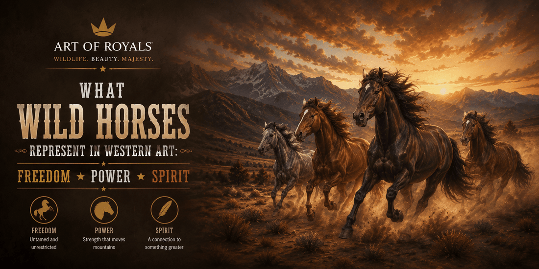 What Wild Horses Represent in Western Art: Freedom, Power, Spirit - ART OF ROYALS