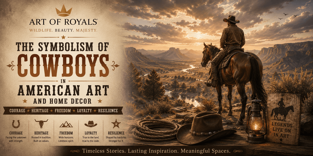 The Symbolism of Cowboys in American Art and Home Decor - ART OF ROYALS