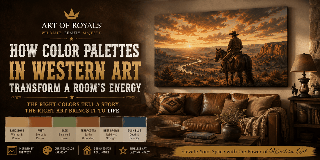 How Color Palettes in Western Art Transform a Room's Energy - ART OF ROYALS