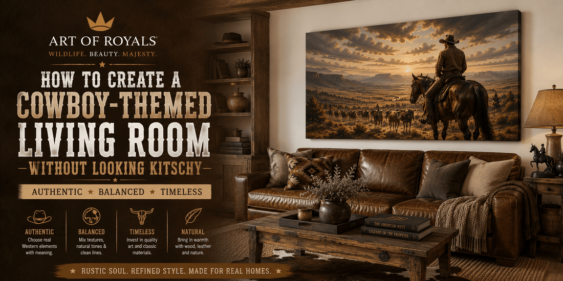 How to Create a Cowboy-Themed Living Room Without Looking Kitschy - ART OF ROYALS