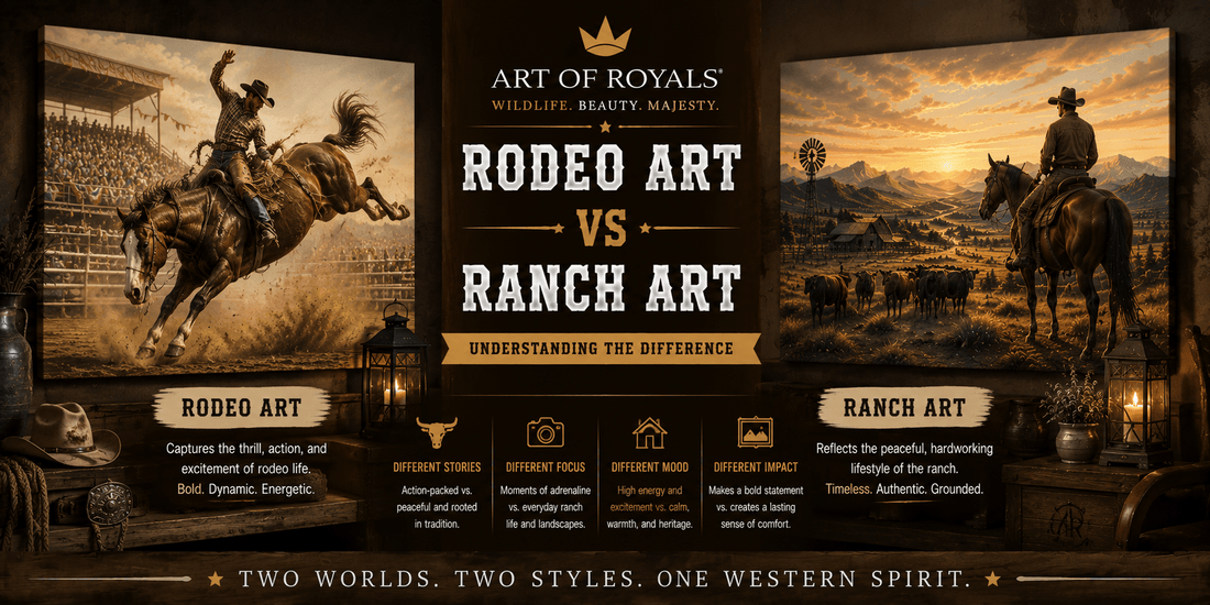 Rodeo Art vs Ranch Art: Understanding the Difference - ART OF ROYALS