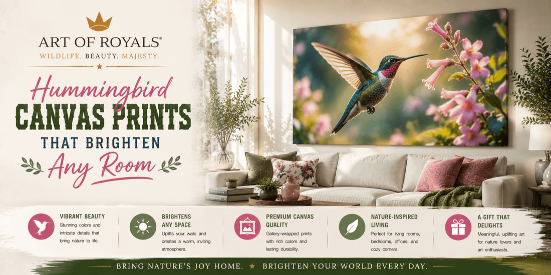 Hummingbird Canvas Prints That Brighten Any Room - ART OF ROYALS