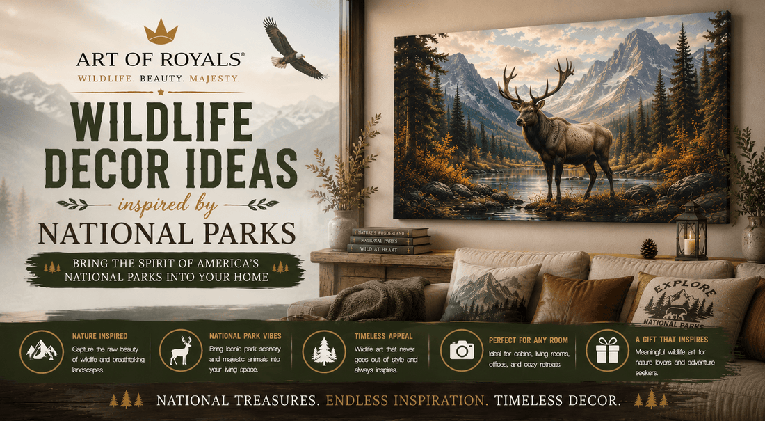Wildlife Decor Ideas Inspired by National Parks - ART OF ROYALS