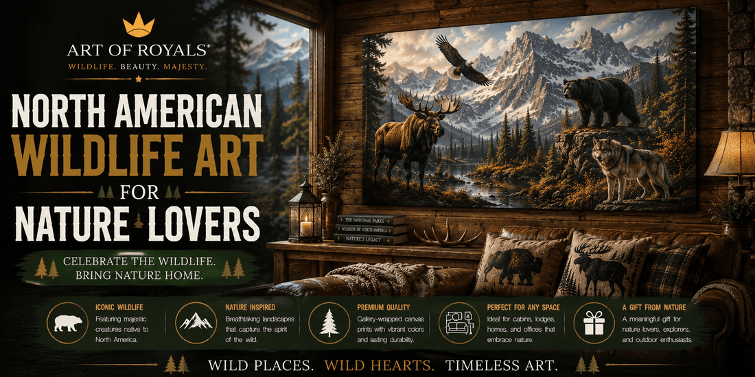 North American Wildlife Art for Nature Lovers - ART OF ROYALS