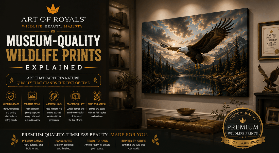 Museum-Quality Wildlife Prints Explained - ART OF ROYALS