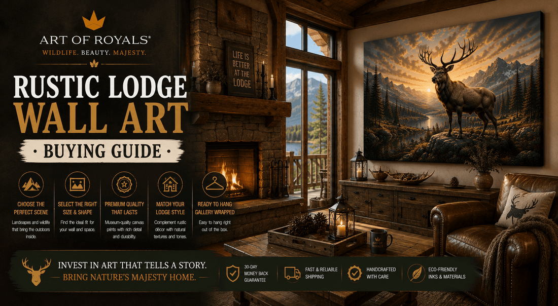 Rustic Lodge Wall Art Buying Guide - ART OF ROYALS