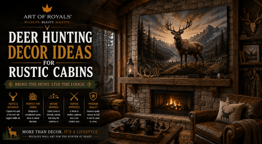 Deer Hunting Decor Ideas for Rustic Cabins - ART OF ROYALS