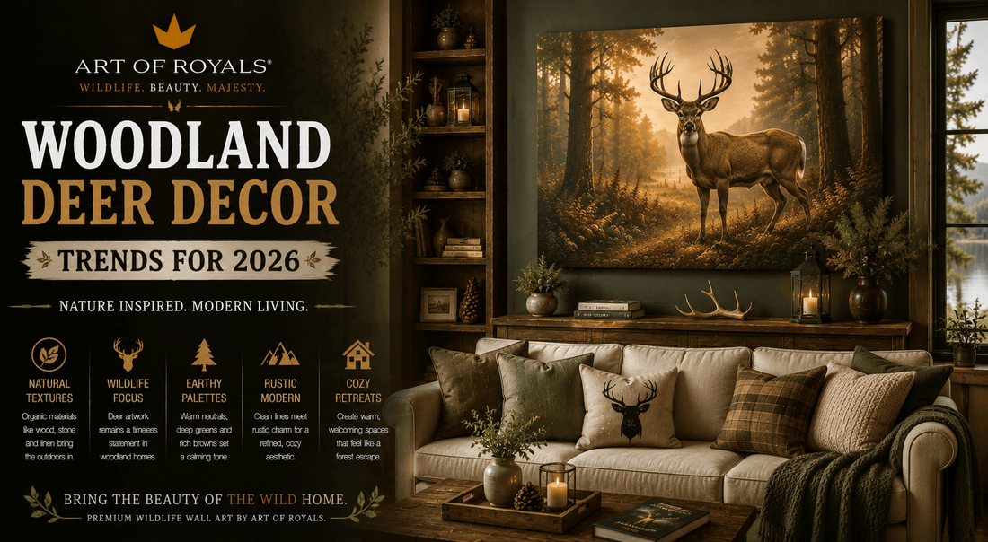 Woodland Deer Decor Trends for 2026 - ART OF ROYALS