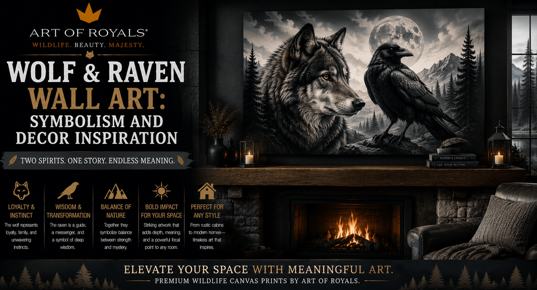 Wolf Artwork Inspired by Native American Traditions - ART OF ROYALS