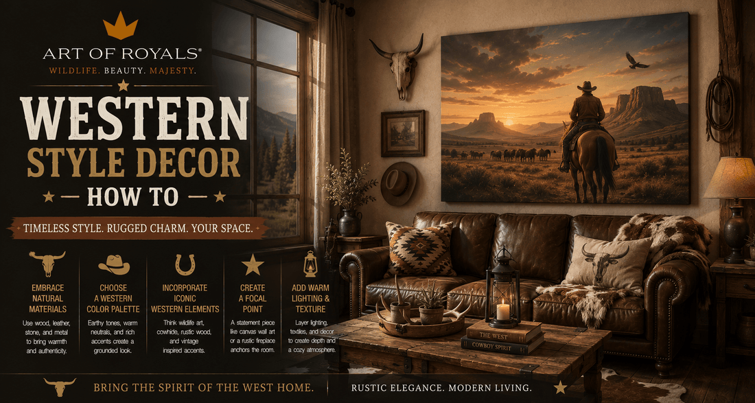 Western Style Decor – How To - ART OF ROYALS