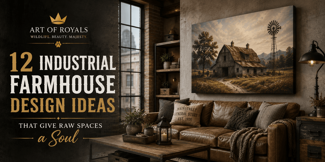 12 Industrial Farmhouse Design Ideas That Give Raw Spaces a Soul - ART OF ROYALS