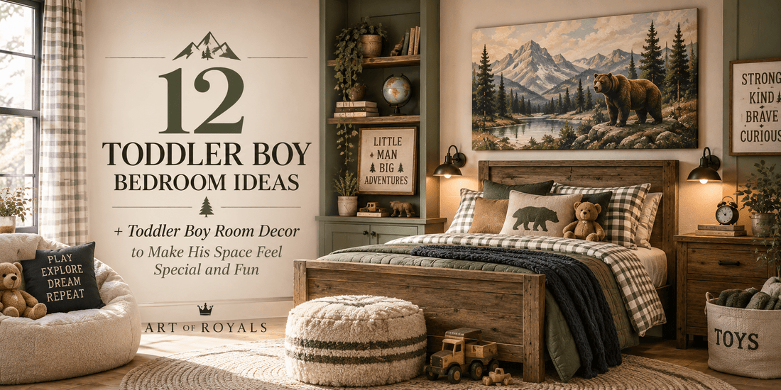 12 Toddler Boy Bedroom Ideas + Toddler Boy Room Decor to Make His Space Feel Special and Fun - ART OF ROYALS