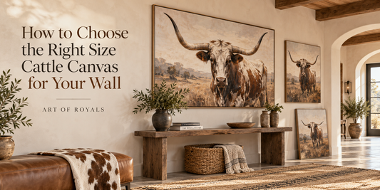 How to Choose the Right Size Cattle Canvas for Your Wall