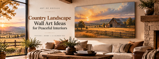 Country Landscape Wall Art Ideas for Peaceful Interiors