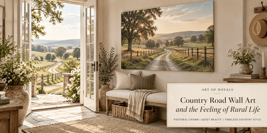 Country Road Wall Art and the Feeling of Rural Life - ART OF ROYALS