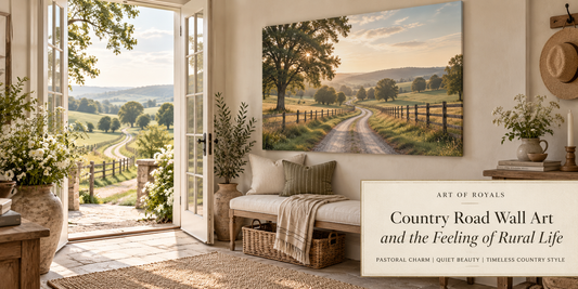 Country Road Wall Art and the Feeling of Rural Life