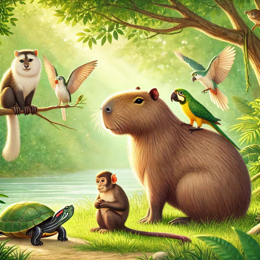 Capybara Interactions with Other Animals: Unlikely Friendships