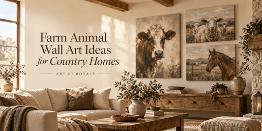 Farm Animal Wall Art Ideas for Country Homes | Art of Royals - ART OF ROYALS