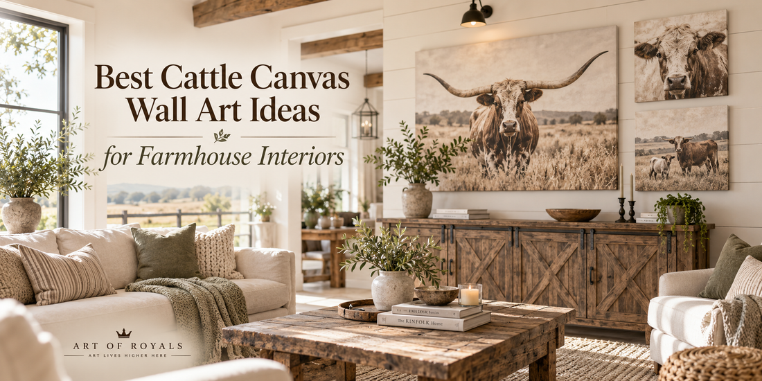 Best Cattle Canvas Wall Art Ideas for Farmhouse Interiors