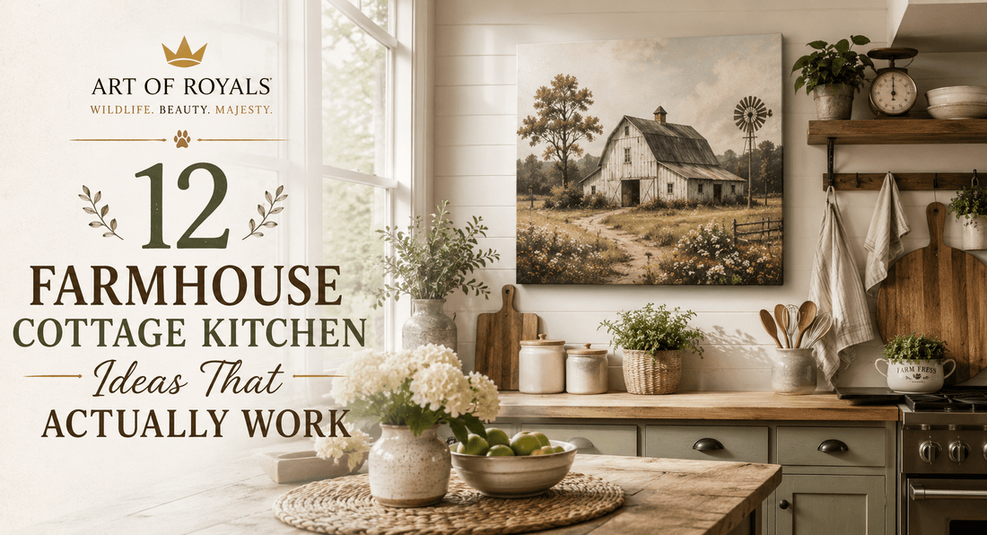 12 Farmhouse Cottage Kitchen Ideas That Actually Work - ART OF ROYALS